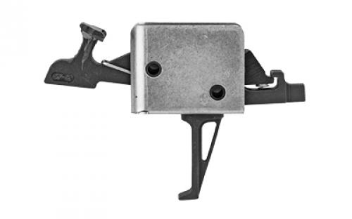 CMC Triggers 2-Stage Small Pin Flat Trigger, 2lb Set - 2lb Release, Black Finish 92504