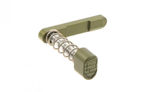 Fortis Manufacturing, Inc. Billet Magazine Catch and Release, Nitride Finish, Olive Drab Green, Fits AR-15 AR15-BMCR-ODG
