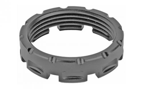 Fortis Manufacturing, Inc. Castle Nut, Black, Anodized Finish, Mil Spec CN-Stand