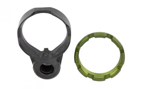 Fortis Manufacturing, Inc. K1 Enhanced, End Plate Castle Nut Combo, QD Socket, Anodized Finish, Olive Drab Green, Fits AR-15 LE-BLK-K1-ODG