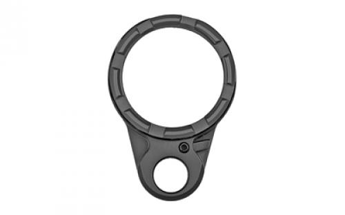 Fortis Manufacturing, Inc. Light Weight K2, Castle Nut and End Plate, Black, Anodized Finish LE-BLK-K2-BLK