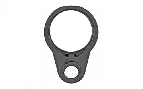 Fortis Manufacturing, Inc. Light Weight K2, Castle Nut and End Plate, Black, Anodized Finish LE-BLK-K2-BLK