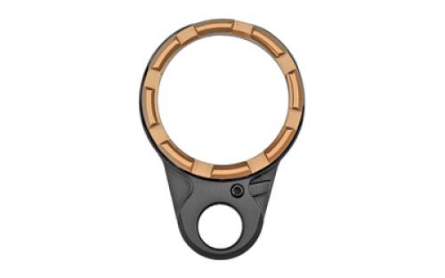 Fortis Manufacturing, Inc. Light Weight K2, Castle Nut and End Plate, Black and Flat Dark Earth, Anodized Finish LE-BLK-K2-FDE