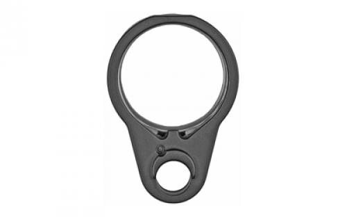 Fortis Manufacturing, Inc. Light Weight K2, Castle Nut and End Plate, Black and Gray, Anodized Finish LE-BLK-K2-GRY