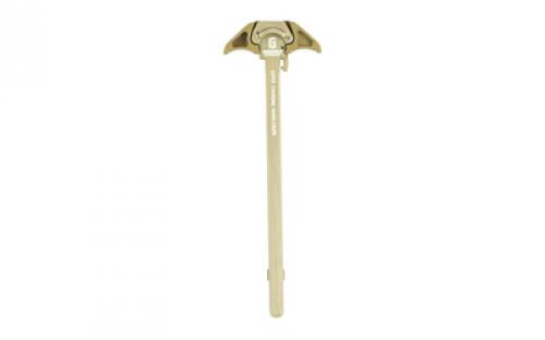 Geissele Automatics Super Charging Handle SCH, 7.62, 7075-T6 Aluminum, Ambidextrous, Desert Dirt Color Finish, Fits AR 10, Product Finishes, Shade Variations and Other Imperfections Are Normal Due to the Manufacturing Process 05-476S