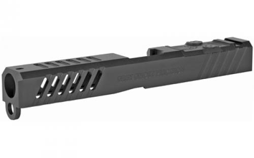 Grey Ghost Precision Stripped Slide Slide Black GGP-17-3-RMR Nitride