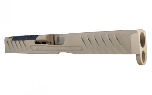 Grey Ghost Precision GGP-17 Stripped Slide, Version 3, Trijicon RMR/Leupold DPP Optic Cut, Cerakote Finish, Flat Dark Earth, For Glock 17 Gen 5 GGP-17-5-OC-FDE-V3