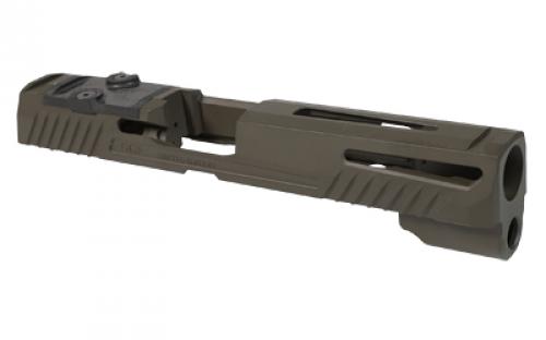 Grey Ghost Precision Stripped Slide, For Sig Sauer P320 Full Size, Optics Ready for Trijicon RMR/Sig Sauer Romeo1 and Romeo1 Pro/Leupold DPP, Cerakote Finish, Olive Drab Green GGP-320-F-OD-1