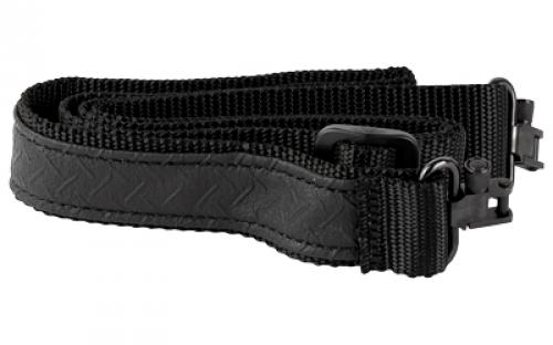 GrovTec GTSL50, Mountaineer Sling, Black, 1.25 Width, Adjustable 30 - 42, (2) Sewn In Swivels GTSL50