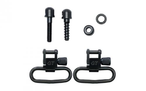 GrovTec Machine Screw & Wood Screw Set, 1.25 Locking Swivels, Black Oxide GTSW08