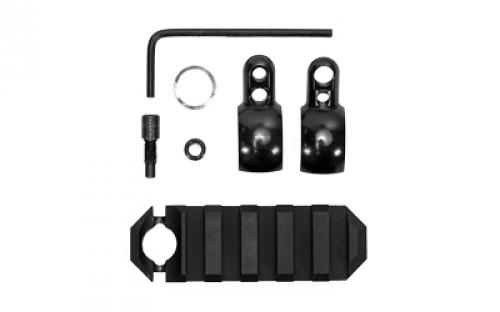 GrovTec Tube Rail, Barrel Band Mounted Picatinny Rail, 2.6, .800-.850, Black GTSW329