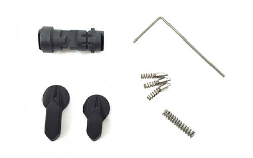 Kinetic Development Group, LLC SCAR Talon Ambidextrous 45/90 Safety Selector, 2 Lever Kit, For SCAR Rifles, Anodized Finish, Black SCP5-030
