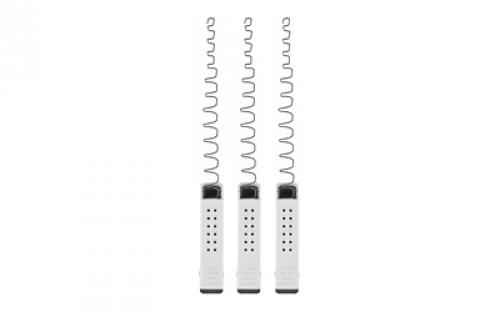 KRISS USA, Inc Magazine Extension, 10MM, +18 Rounds, Alpine White, Fits Kriss VECTOR, 3 Pack KVA-MX2K10AP01