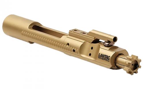 LanTac USA LLC M-SPEC, Bolt Carrier Group, 223 Remington/556NATO, Fits AR15, M16 Style, Titanium Nitride Finish, Gold 01-MSPEC-556-TIN-BCG
