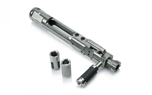 LanTac USA LLC Enhanced Side Charger Bolt Carrier Group, Fits AR15, M16 Style, Nickel Boron Finish, Silver 01-UP-SC-NIB-EBCG