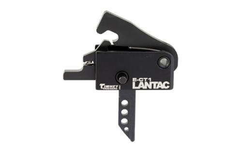 LanTac USA LLC ECT-1, Single Stage Trigger, 3.5LB Pull Weight, Flat Shoe, Fits AR Pattern Receivers, Non-Adjustable, Anodized, Black 01-LP-ECT1F
