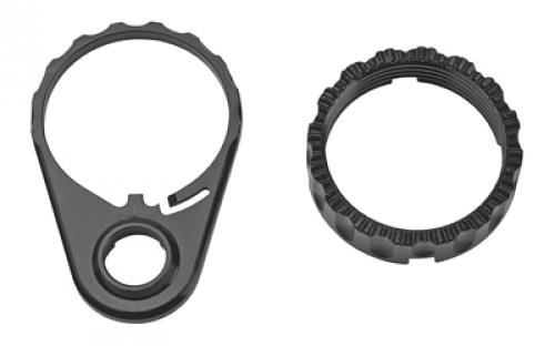 LanTac USA LLC RPS, Castle Nut And End Plate, Black Nitride 01-UP-RPS