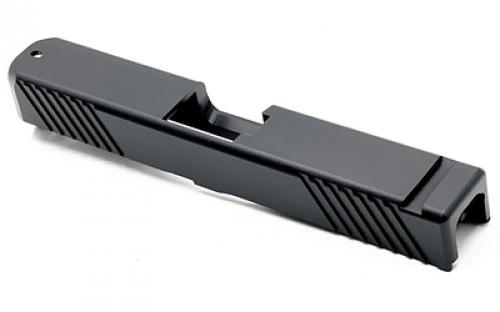 LBE Unlimited Slide, For Glock 19, 9mm, Anodized Finish, Black GLK19SLD