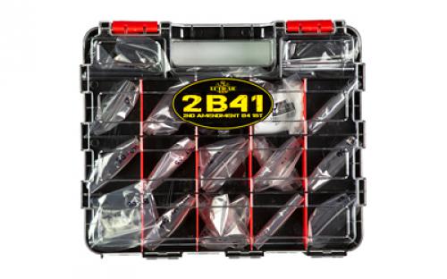 Luth-AR Gunsmith Kit, For AR-15, Includes Buffer Retainer (10), Buffer Retainer Spring (10), Bolt Catch Spring (5), Bolt Catch Buffer (5), Bolt Catch Roll Pin (5), Detent Spring (20), Takedown Detent (20), Front Pivot Pin (5), Disconnector (5), Trigger Spring (5), Pistol Grip Screw (3), Pistol Grip Screw Washer (3), Selector/Ejector Spring (10), Selector Detent (10), Hammer/Trigge