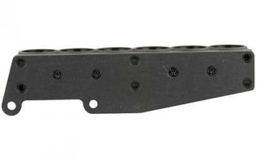 Mesa Tactical SureShell Carrier, 6-Shell Side Saddle, 12 Gauge, Fits Remington, On-gun shotshell carriers, Black Finish 94740