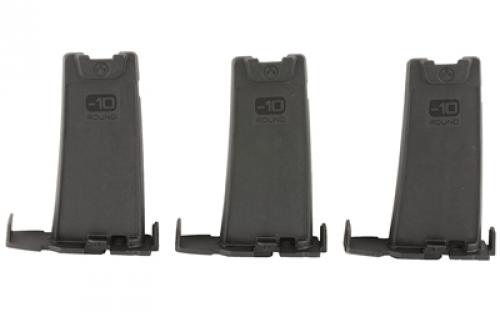 Magpul Industries Minus 10 Round Limiter, Fits PMAG AR/M4 Gen M3, 3 Pack, Black MAG286-BLK