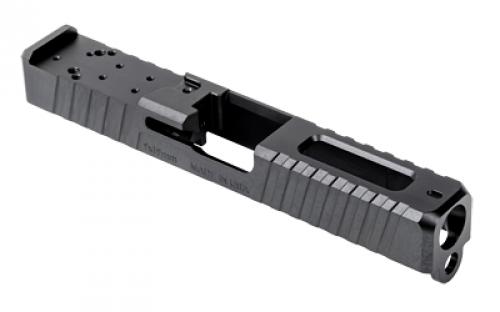 Noveske DM Slide, DLC Finish, Black, Direct Mount Optics Ready, For Glock 19 Gen 3, Includes Noveske End Plate, Cover Plate w/Rear Sight, Front Sight 03002514