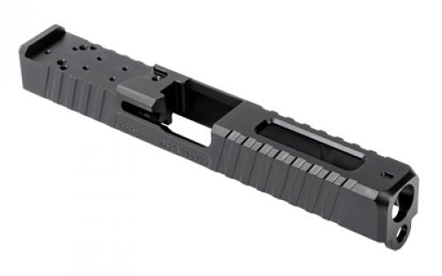Noveske DM Slide, DLC Finish, Black, Direct Mount Optics Ready, For Glock 17 Gen 3, Includes Noveske End Plate, Cover Plate w/Rear Sight, Front Sight 03002523