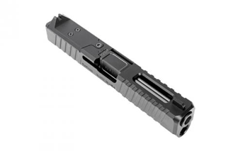 Noveske DM Slide, Noveske Barrel, DLC Finish, Black, Direct Mount Optics Ready, For Glock 19 Gen 5, Includes Noveske End Plate, Cover Plate w/Rear Sight, Front Sight 03002702