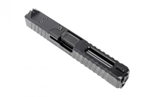 Noveske DM Slide, Noveske Barrel, DLC Finish, Black, Direct Mount Optics Ready, For Glock 17 Gen 3, Includes Noveske End Plate, Cover Plate w/Rear Sight, Front Sight 03002704