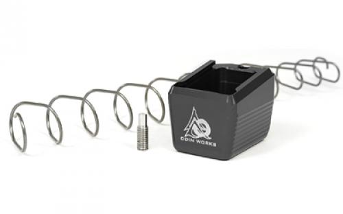 Odin Works Pistol Magazine Base, +5 Rounds, Anodized Finish, Fits M&P 9mm/40, Black ACC-PMB-SW-MP-BLK