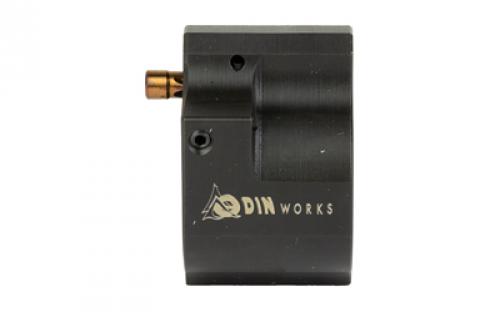 Odin Works Adjustable Low Profile Gas Block, Fits .875" Diameter Barrels, Nitride Finish, Black GB-ADJ-.875