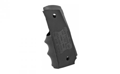 Pearce Grip Rubber Insert 1911 Government, Commander Finger Groove Black PG1911-1