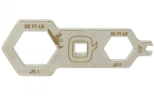 Q Honey Badger Multi Tool, Fits Honey Badger Rail, Brushed Stainless Steel Finish, Gray TOOL-MULTI-HB