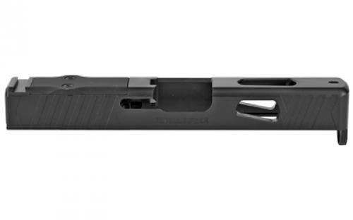 Rival Arms Match Grade Upgrade Slide For Glock 19 Gen 4, DOC Footprint, Satin Black Quench-Polish-Quench (QPQ) Finish RA-RA10G206A