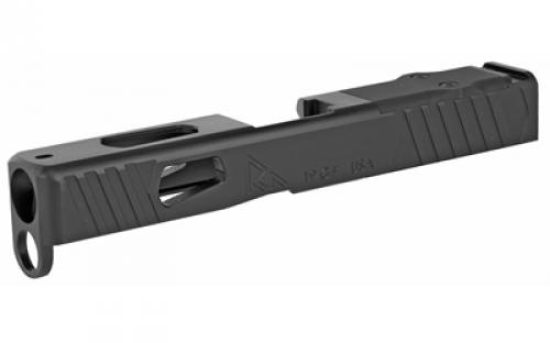 Rival Arms Match Grade Upgrade Slide For Glock 19 Gen 4, DOC Footprint, Satin Black Quench-Polish-Quench (QPQ) Finish RA-RA10G206A
