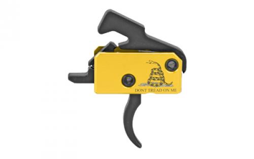 Rise Armament Super Sporting Trigger with Anti-Walk Pins, "Don't Tread On Me" Logo Edition RA-140-DTOM