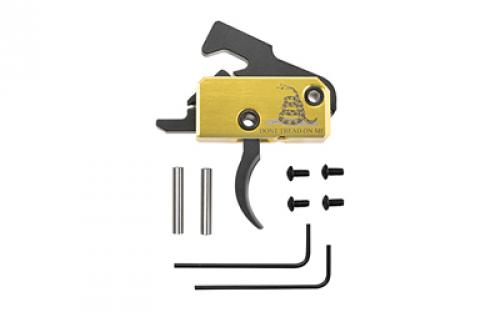 Rise Armament Super Sporting Trigger with Anti-Walk Pins, "Don't Tread On Me" Logo Edition RA-140-DTOM