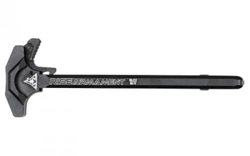 Rise Armament Extended Latch Charging Handle, Fits AR-15, Anodized Finish, Black RA-212-BLK