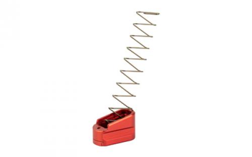 Shield Arms +2 Magazine Extension, Fits Glock 43 Magazine, Aluminum, Anodized Finish, Red G43-ME-2-RED