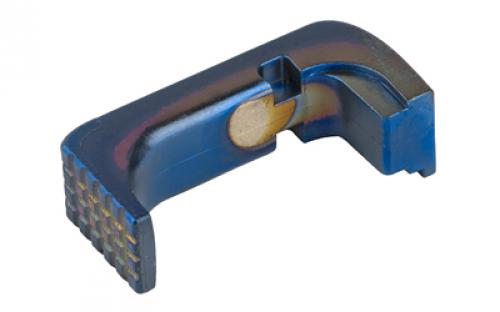 Shield Arms Magazine Catch/Release, Fits Glock 43X/48, Steel, Blue G43X-EMR-BLUE