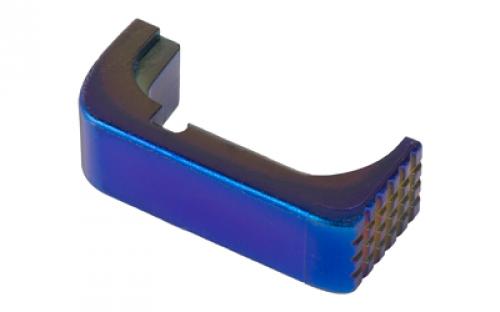Shield Arms Magazine Catch/Release, Fits Glock 43X/48, Steel, Blue G43X-EMR-BLUE