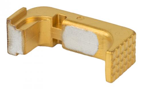 Shield Arms Magazine Catch/Release, Fits Glock 43X/48, Steel, Gold G43X-EMR-GOLD