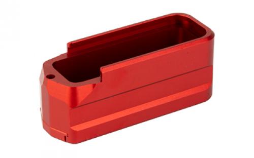Shield Arms PMAG Gen 3 +5 Magazine Extension, Aluminum, Anodized Finish, Red SA-ME-PMAG5-RED