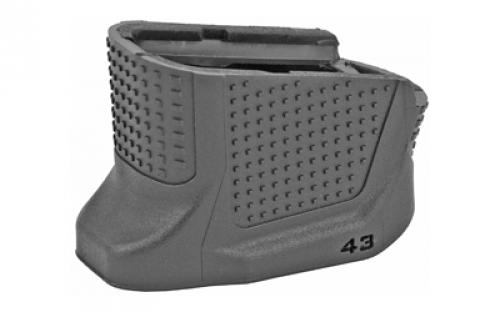 Strike Industries Enhanced Magazine Plate for Glock 43, +2, Black SI-EMP-G43-BK