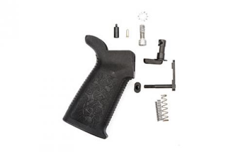 Spike's Tactical 308 LPK, Small Parts, For Livewire or Jack 308, Black Finish, No Fire Control Group, Includes Safety Selector, Detent and Spring, Magazine Catch, Spring and Billet Mag Button, Buffer Retainer Spring and Plunger, Spike's Pro Grip, 1/4x28 Hex Screw, Star Lock Washer SLPKX15