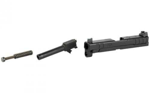 Springfield XD Slide Assembly, W/ Barrel, Recoil Assembly, OSP Plate, Fits 4 9MM Springfield XD, Anodized Finish, Black XD4902