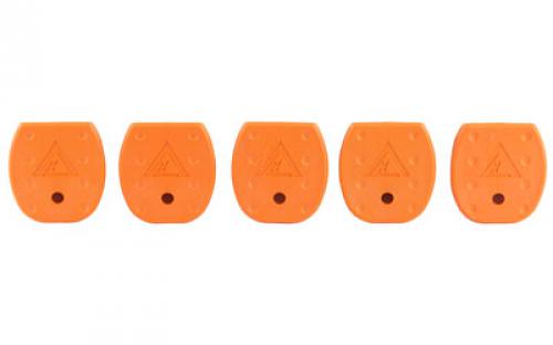 TangoDown Vickers Tactical Magazine Floor Plate, For Glock 9MM, 40S&W, 357Sig, 45GAP, Orange, Five Pack VTMFP-001ORN