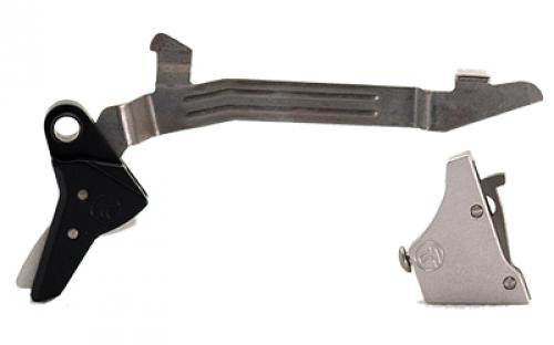 Timney Triggers Alpha Competition Trigger, Anodized Finish, Silver, Fits Large Frame Gen 3 & Gen 4 - 20, 21, 29, 30, 40 and 41 ALPHA GLOCK 3-4-LARGE-SILVER