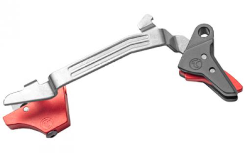 Timney Triggers Alpha Competition Trigger, For Glock Gen 3 & Gen 4 - G17, G19, G22, G23, G34 ALPHA GLOCK 3-4 - RED