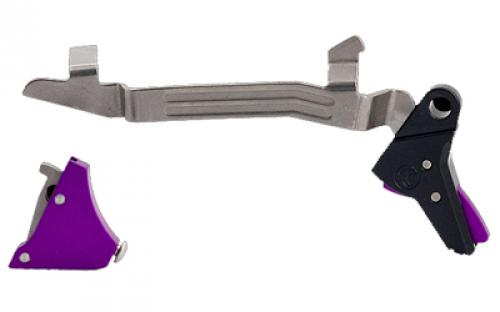 Timney Triggers Alpha Competition Trigger, Anodized Finish, Purple, Fits Gen 5 - G17, G19, G34 ALPHA GLOCK 5 - PURPLE